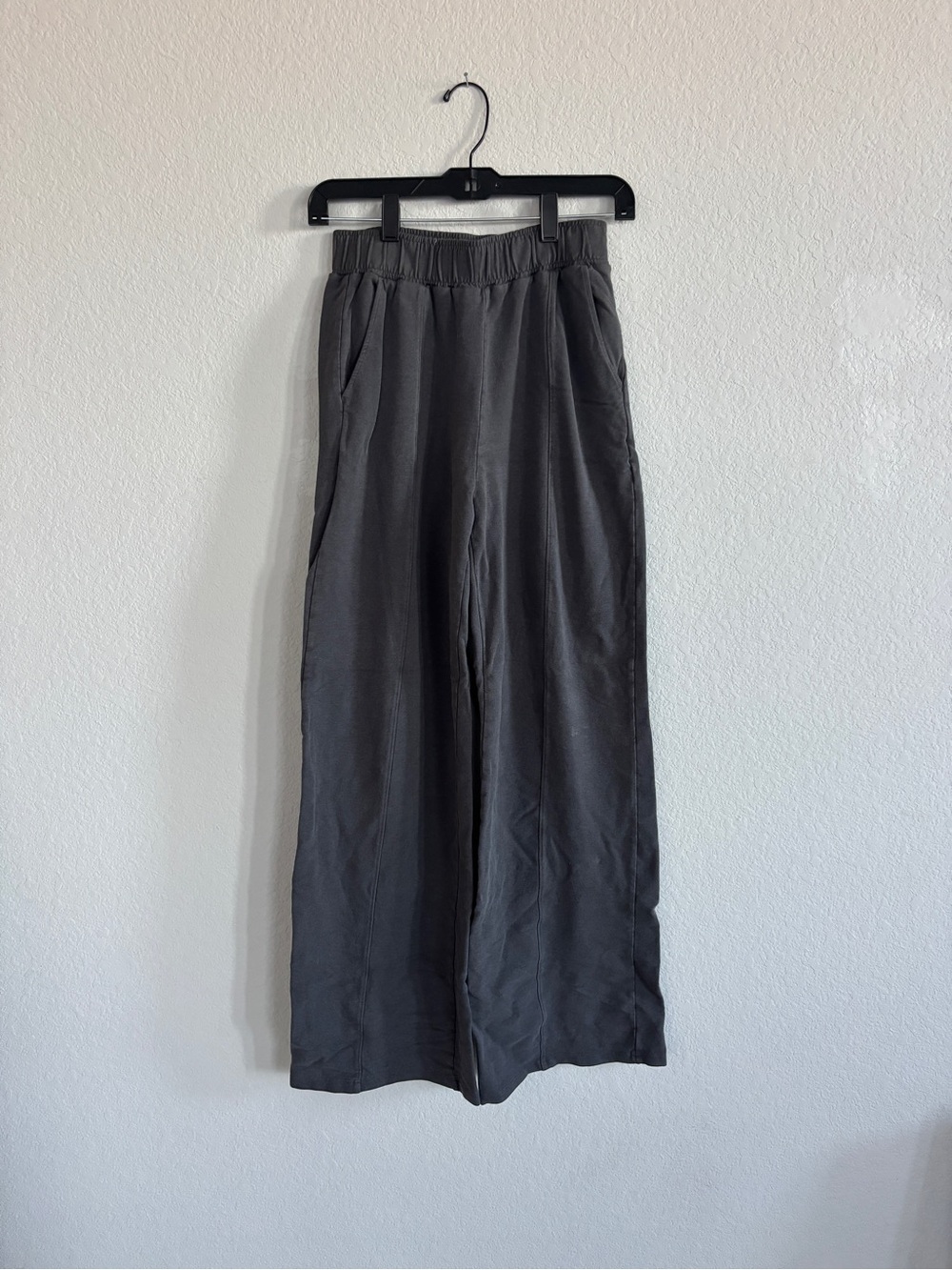 Abercrombie & Fitch Women’s Wide-Leg Pants - Charcoal Gray